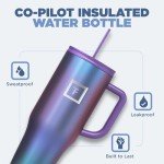 IRON °FLASK Insulated Travel Mug with Straw - 40 Oz