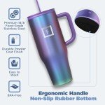 IRON °FLASK Insulated Travel Mug with Straw - 40 Oz