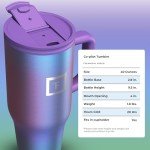 IRON °FLASK Insulated Travel Mug with Straw - 40 Oz