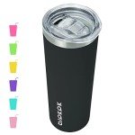 Black Stainless Steel 20 oz Slim Tumbler Cup