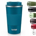 KETIEE 12oz Insulated Travel Coffee Tumbler - Blue