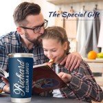 Custom Engraved Stainless Steel Tumbler for Dad