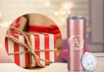 Monogrammed 20oz Skinny Tumbler with Initials