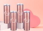 Monogrammed 20oz Skinny Tumbler with Initials