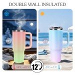 Custom 40 oz Tumbler with Handle and Straw