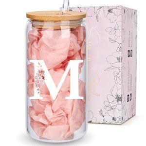 Personalized Monogrammed Tumblers with Lids & Straws