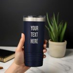 Custom Engraved 20 oz Stainless Steel Tumbler