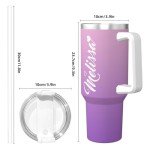 Customizable 40 Oz Stainless Steel Photo Tumbler