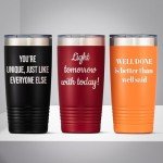 Custom Engraved 20 oz Stainless Steel Tumbler