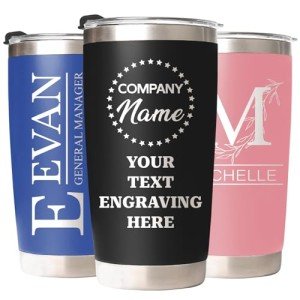 Personalized 20 Oz Stainless Steel Name Tumblers