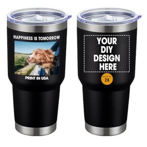 Custom 30oz Stainless Steel Tumblers - 24 Pack