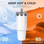 Personalized 30 Oz Stainless Steel Handle Tumbler