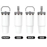 Personalized 30 Oz Stainless Steel Handle Tumbler