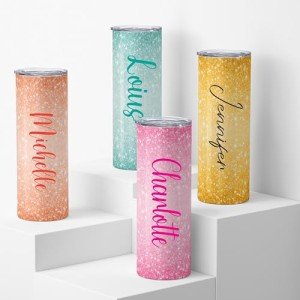 Custom 20oz Stainless Steel Tumbler with Straw