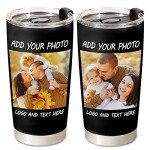 Custom Photo Insulated Coffee Tumbler - 20oz