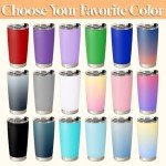 Custom Photo Insulated Coffee Tumbler - 20oz