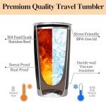 Custom Photo Insulated Coffee Tumbler - 20oz