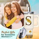 Custom Sunflower Tumbler - Perfect Personalized Gift