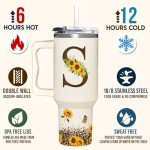 Custom Sunflower Tumbler - Perfect Personalized Gift