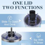 Custom 40oz Tumbler with Handle and Straw