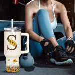 Custom Sunflower Tumbler - Perfect Personalized Gift