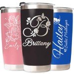 Custom 20 Oz Stainless Steel Tumbler with Name
