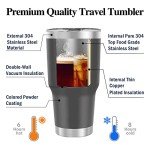 Custom Name Tumbler 30oz with Lids & Straws