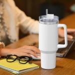 Personalized 40 Oz Tumbler with Handle for Gifts