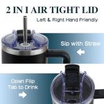 Custom 40oz Insulated Tumbler with Handle