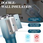 Custom 40oz Insulated Tumbler with Handle