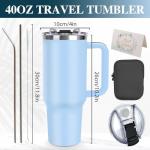 Custom 40oz Insulated Tumbler with Handle