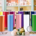 12 Pack 20oz Stainless Steel Skinny Tumblers