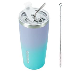 Insulated Stainless Steel Travel Tumbler with Straw