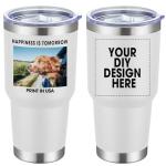 Custom 30oz Stainless Steel Tumbler with Lid