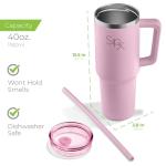 SIPX™ 40oz Insulated Tumbler With Straw