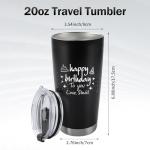 Personalized 20oz Coffee Tumbler with Custom Design