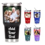 Personalized 30oz Tumbler with Picture and Name