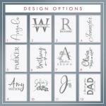 Custom Engraved 30 Oz Royal Blue Tumbler