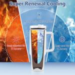 Personalized 40 Oz Tumbler with Handle and Straw