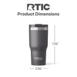 RTIC 20oz Insulated Stainless Steel Tumbler