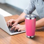 20oz Stainless Steel Insulated Tumbler with Straw