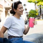 20oz Stainless Steel Insulated Tumbler with Straw