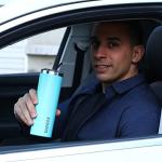 Turquoise 20 oz Skinny Stainless Steel Tumbler