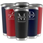 Personalized Stainless Steel Groomsmen Tumblers Set of 6