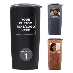 Custom 20 oz. Plastic Tumblers with Lids