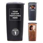 Custom 20 oz. Plastic Tumblers with Lids
