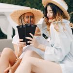 24 oz Black Reusable Cups with Lids & Straws