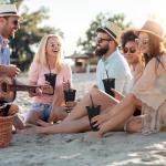 24 oz Black Reusable Cups with Lids & Straws