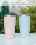 20oz Leakproof Travel Coffee Tumbler with Straw
