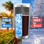 20oz Insulated Stainless Steel Tumblers - 6 Pack